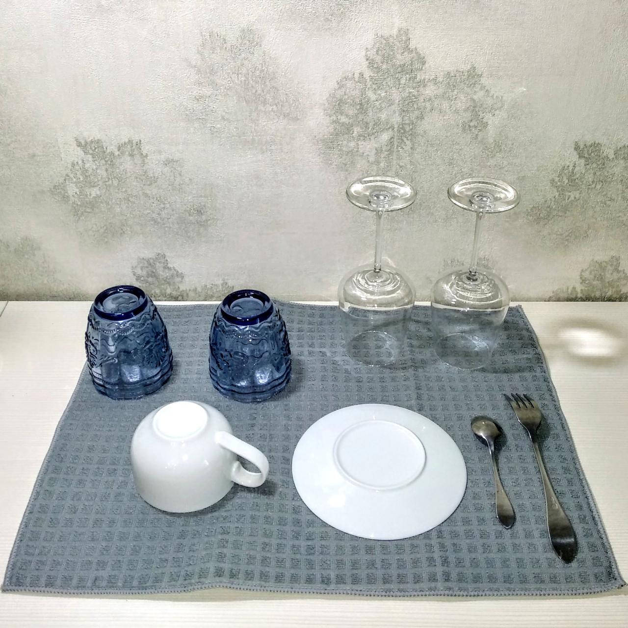 

Полотенце-коврик для сушки посуды MagicKitchen 50х38 см серый