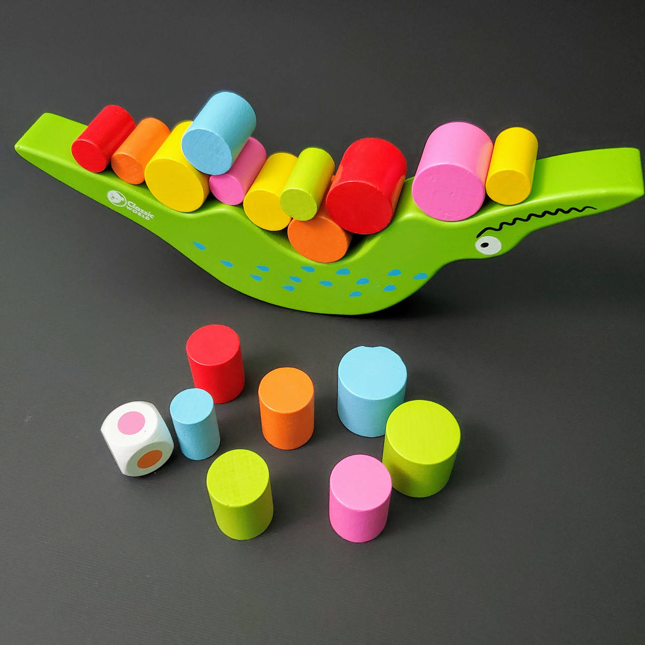 

Настольная детская игра балансир Крокодил Classic World