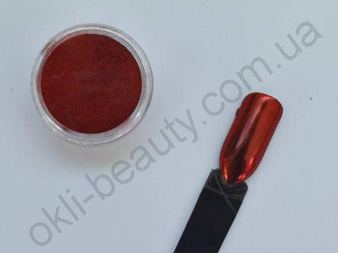 

Зеркальная втирка (хром) для ногтей (красная), Красный