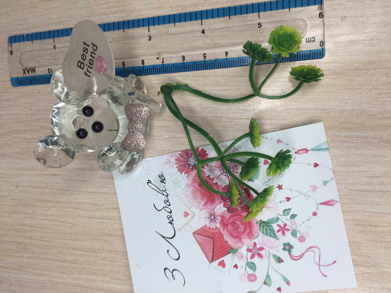 

Добавка к букету/веточка гипсофила пластик, 3-я/ 5шт/027