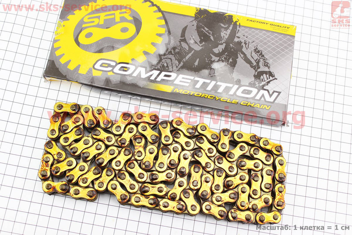 

Цепь привода колеса 428Н*128L GOLD на мотоцикл Ява