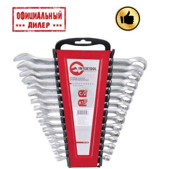 

Набор ключей комбинированных INTERTOOL HT-1204
