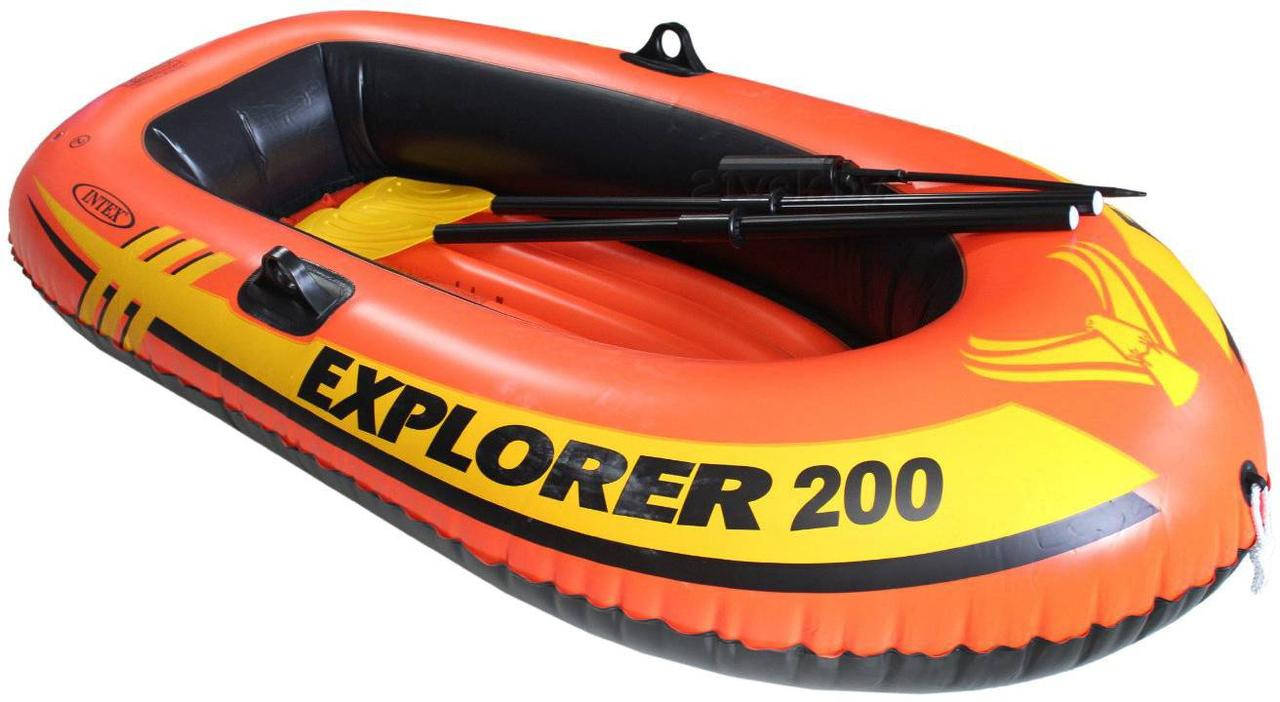 

Полутораместная надувная лодка Intex 58330 Explorer 200, 185 х 94 см