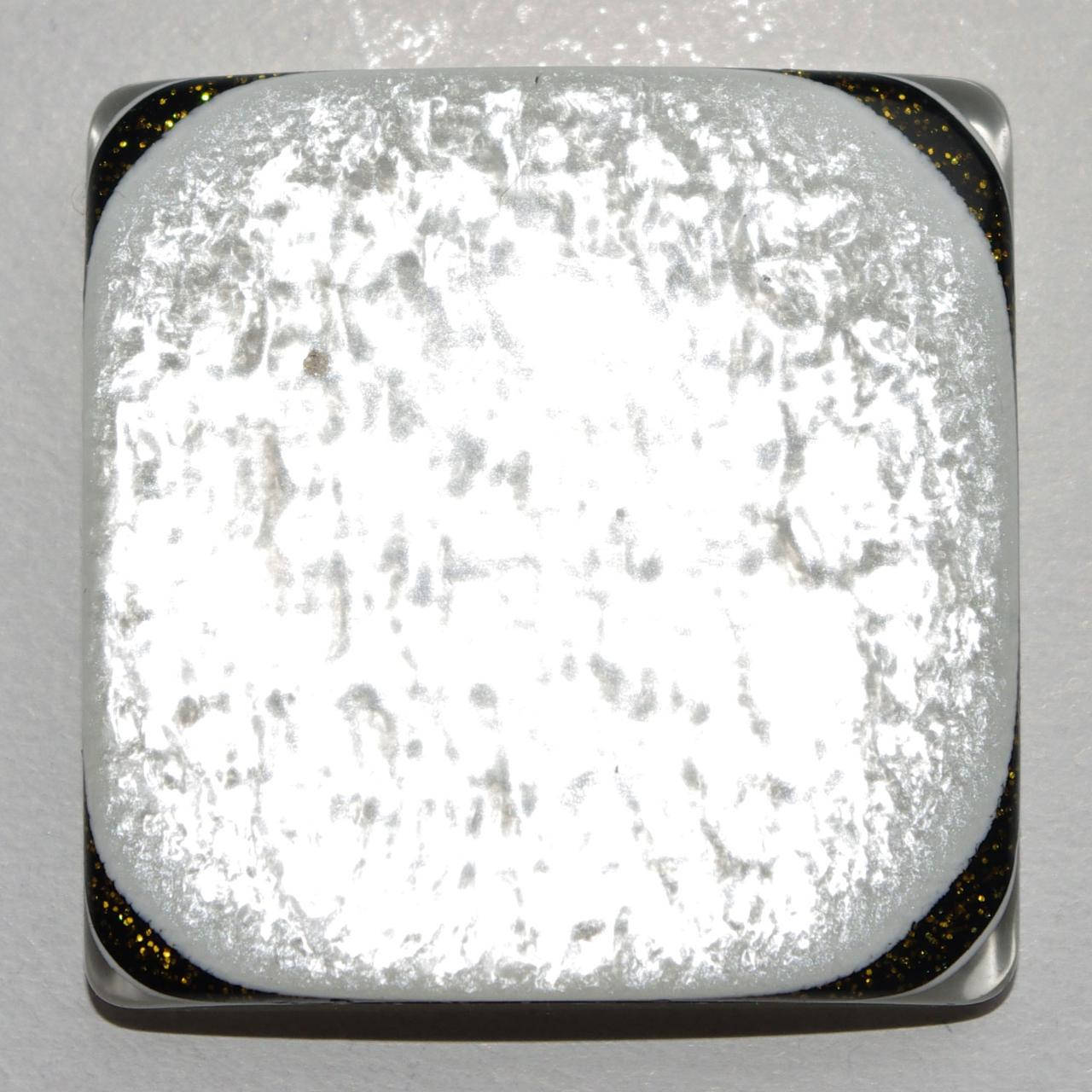 

Магнит декоративный для штор на ленточке "Камень", Белый