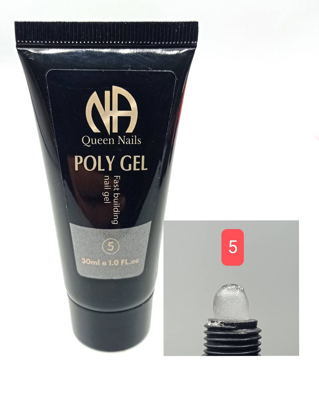 

Acrylic Gel ( рly gel ) NA Queen Nails, 30 мл,NO 5