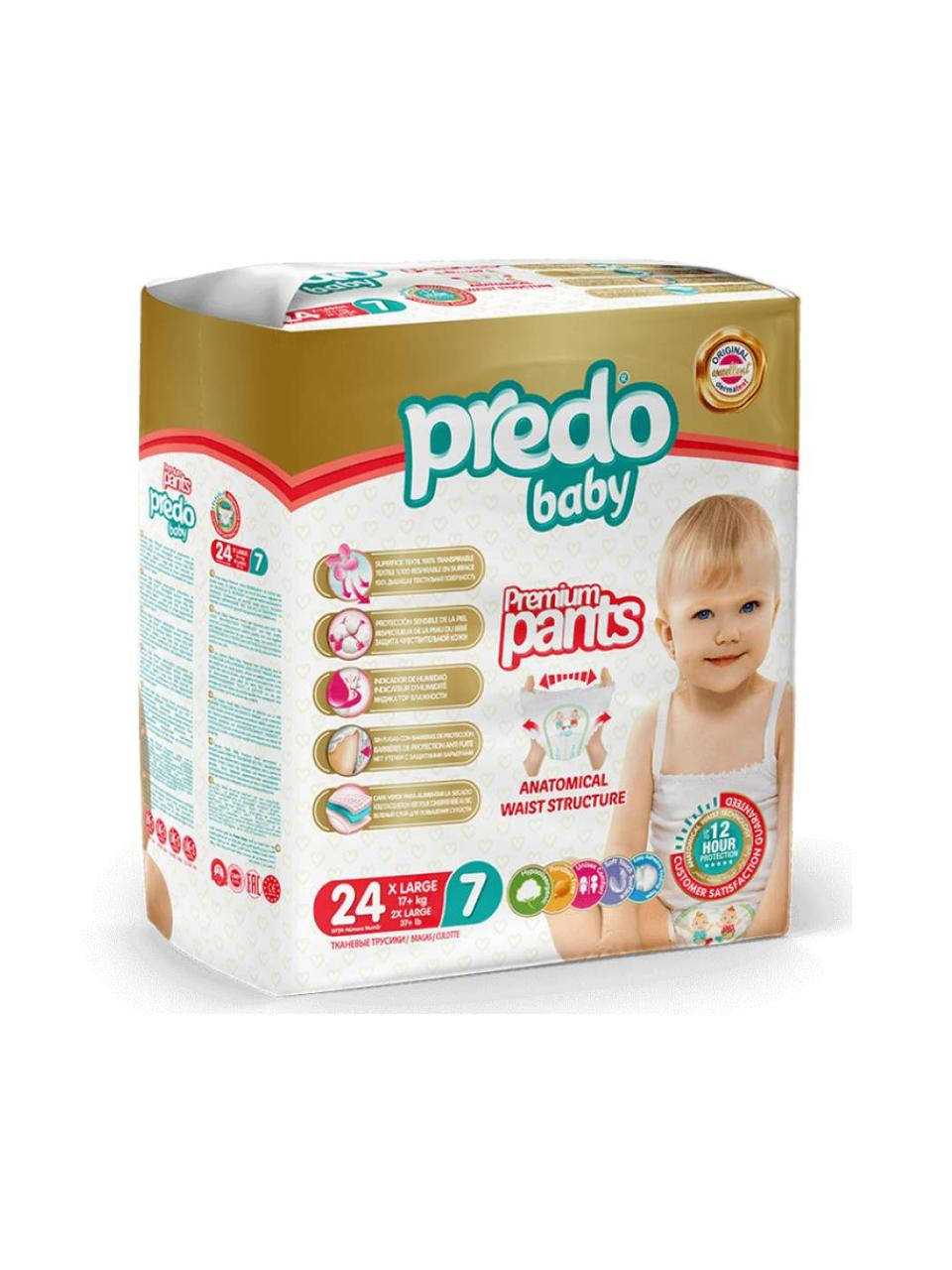 

Підгузники-трусики PREDO BABY X-Large №7 17+ кг 24 шт