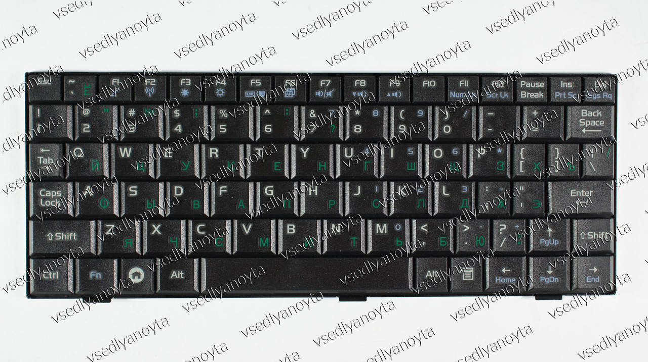 

Клавиатура для ноутбука ASUS Eee PC (700, 701, 900, 901, 902, 4G), rus, black, Черный
