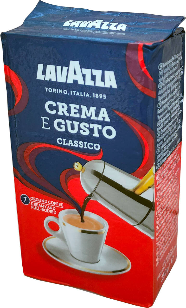 

Lavazza Crema e gusto classico (30% Арабика) кофе молотый 250г