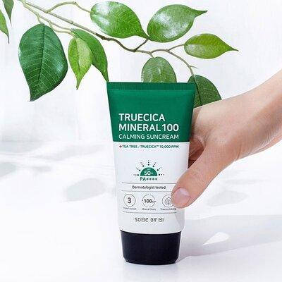 

СПФ Крем Some By Mi Truecica Mineral 100 Calming Suncream SPF 50PA++++ сонцезахисний