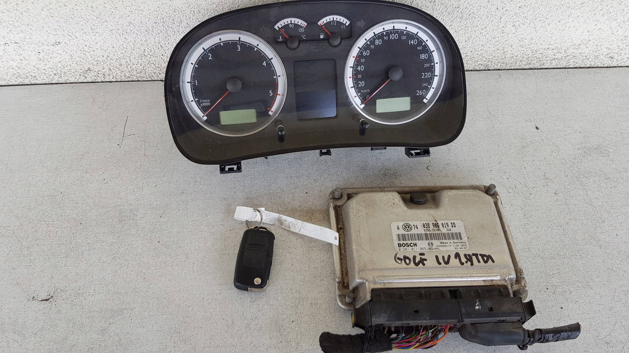 

Блок управления двигателем ЕБУ Комплект VW GOLF IV 1.9 TDI под заказ 2-4 дн