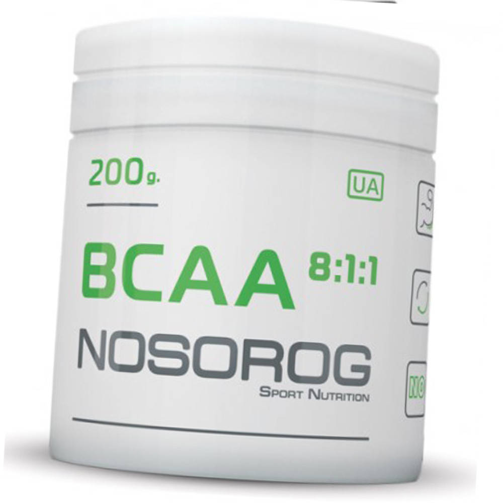 

Бсаа в порошке Nosorog BCAA 8:1:1 200 г без вкуса