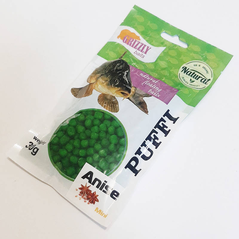 

Воздушное тесто Анис Grizzly Baits Puffi 8мм 30г