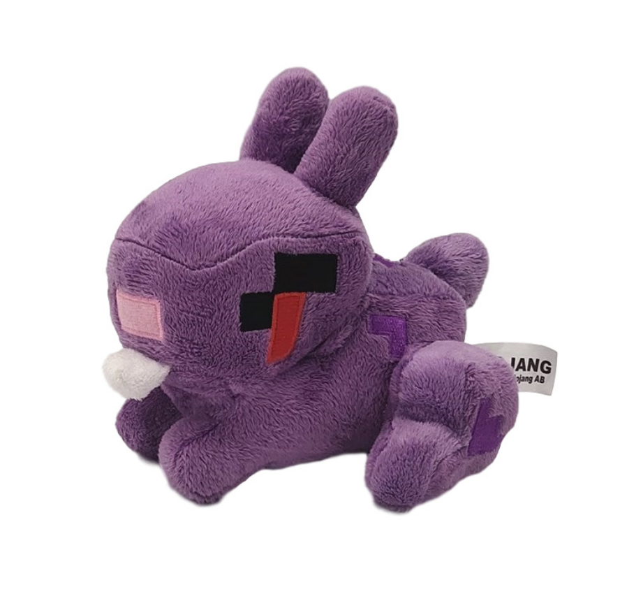 

Minecraft - Мягкая игрушка - Rabbit Диамантовый Кролик 21 см. майнкрафт заец, Серый