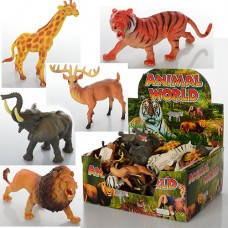 

Животные Y13 (288шт) дикие, 14см, 24шт(6видов) в дисплее, 31-24-13см