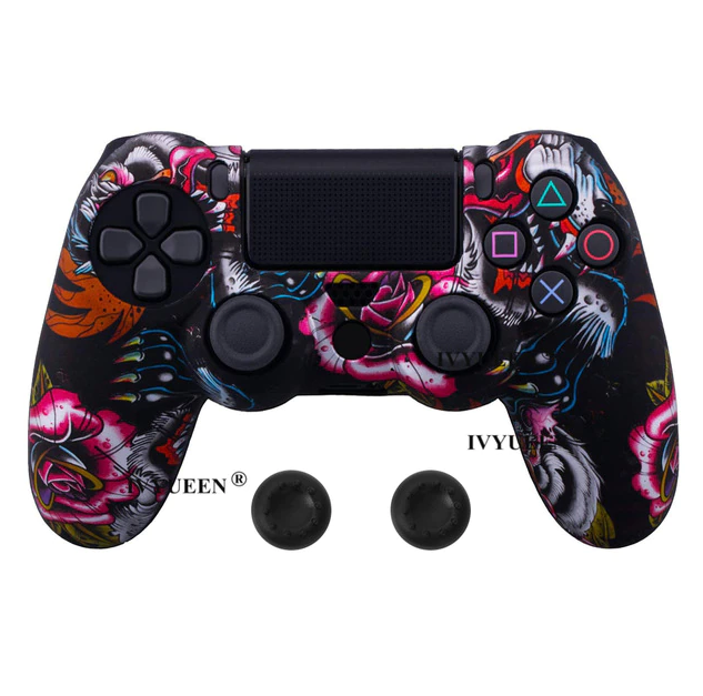 

Чехол силиконовый для геймпада PS4 Dualshock 4 Black Dragon