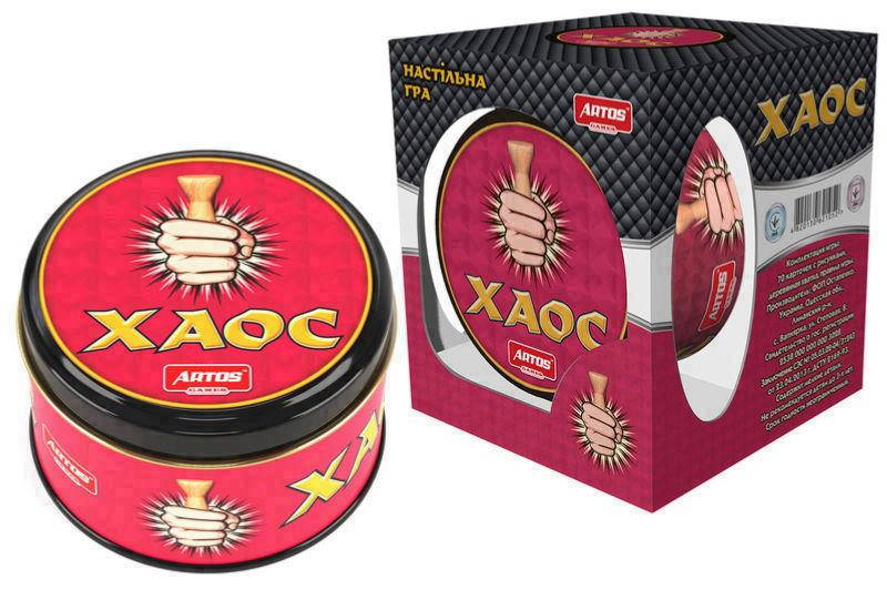 

Настольная игра "Хаос" в жерстяной банке ARTOS