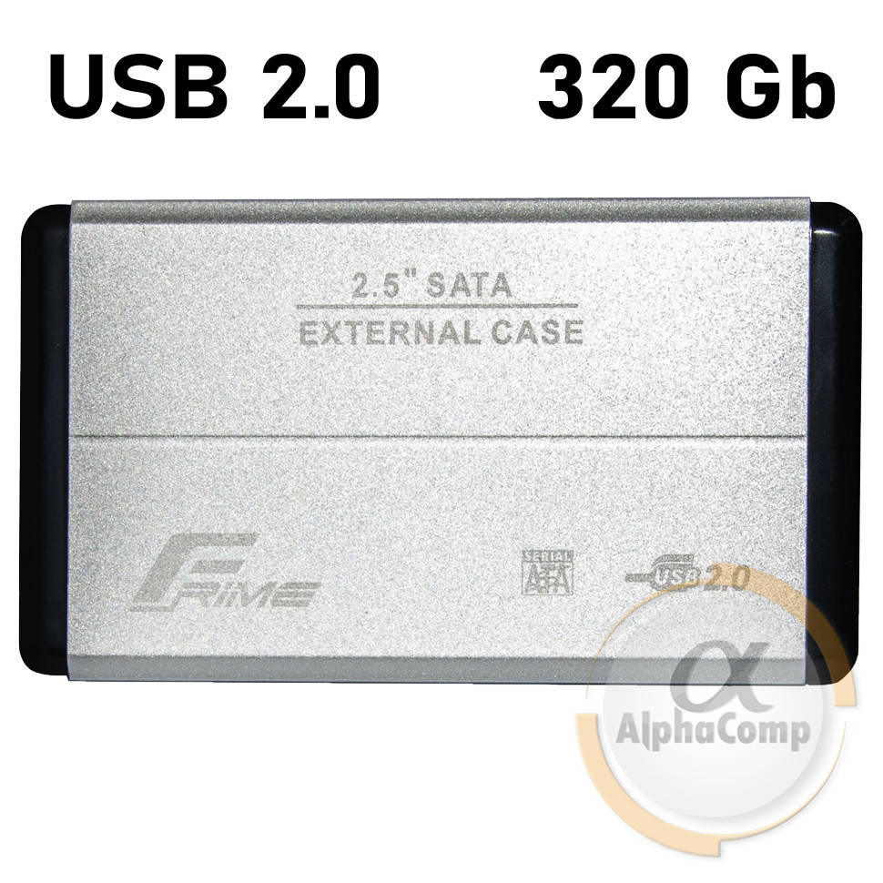 

Внешний HDD 2.5" Frime 320Gb USB 2.0 (FHE21.25U20) silver Ref