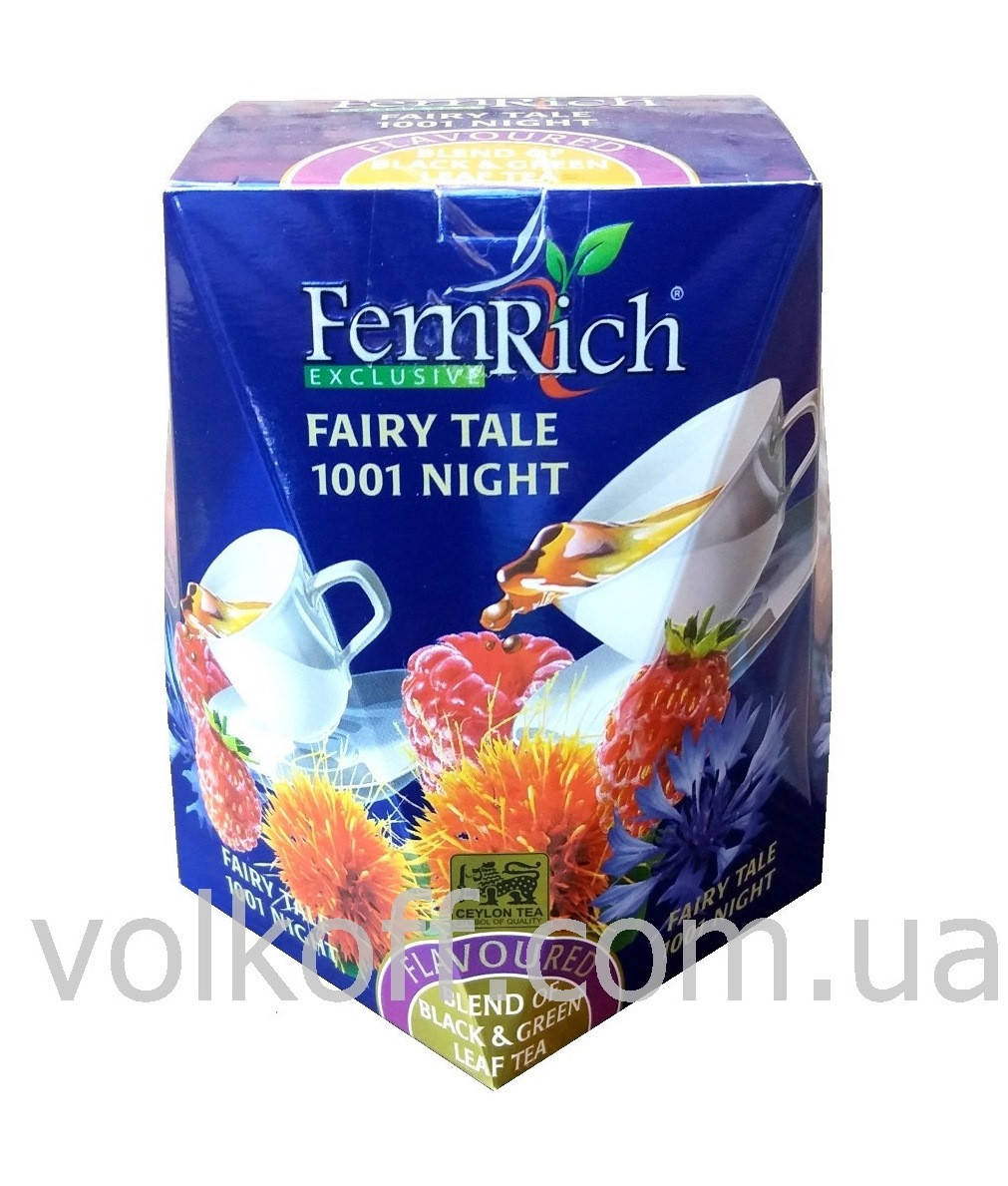 

Чай листовой чёрный+зелёный Femrich Fairy Tale 1001 Night Фемрич Сказка 1001 ночь 100гр