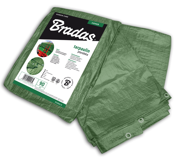 

Тент водонепроницаемый Bradas GREEN 90 гр/м2, 3x4 м PL903/4