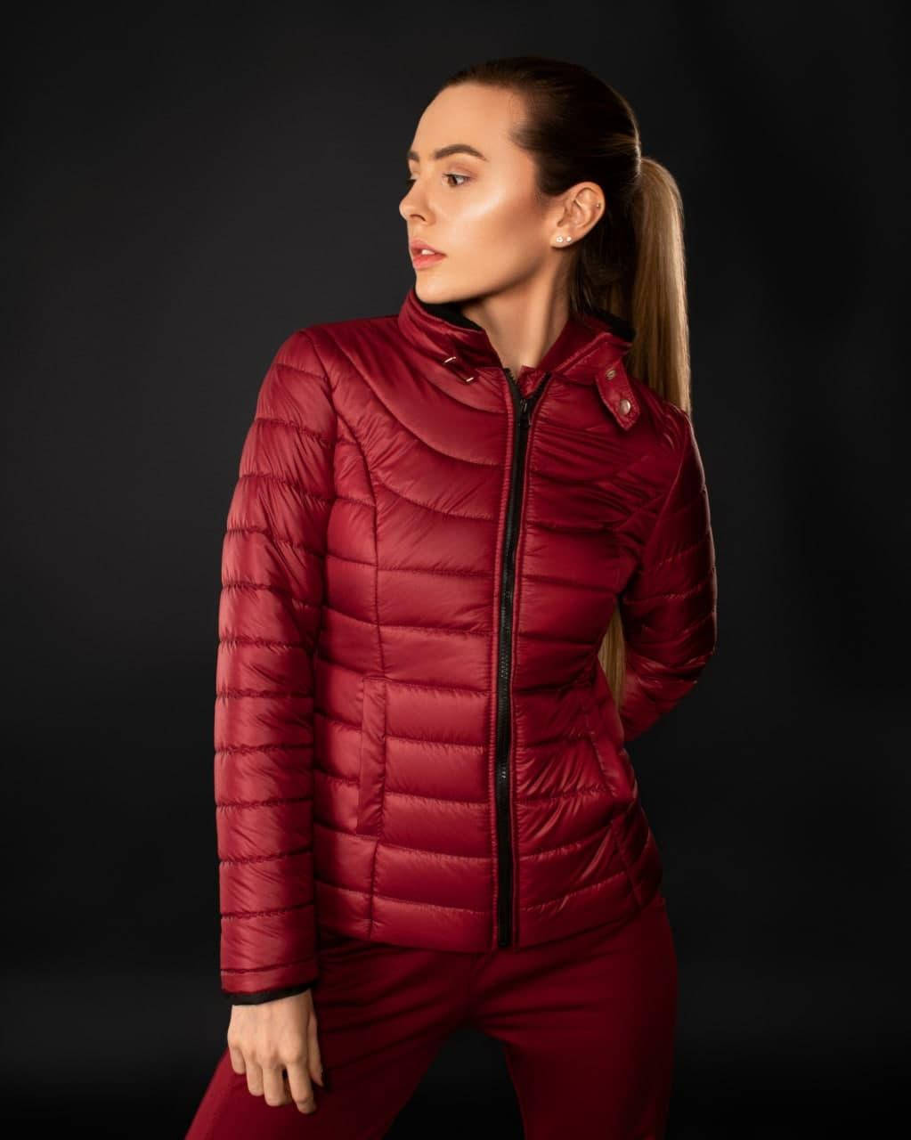 

Стьобана жіноча куртка Dark Side Jacket Bordo S(42), Бордовый