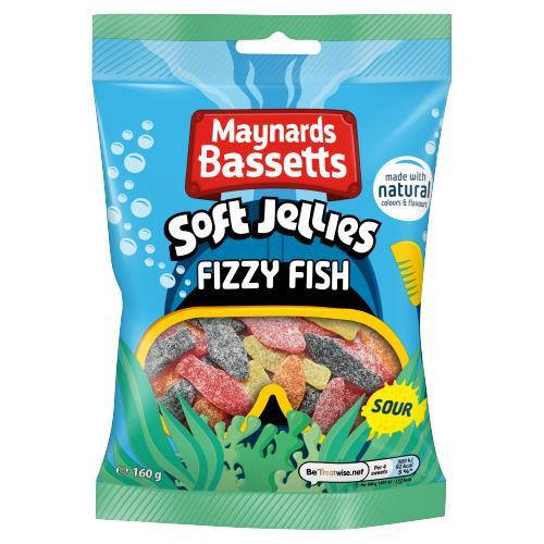 

Мармелад Maynards Bassetts Soft Jellies Fizzy Fish 160 g