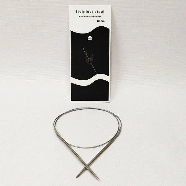 

80см 4мм спицы вязальные металлические, на тросике (СИНДТЕКС-1324)