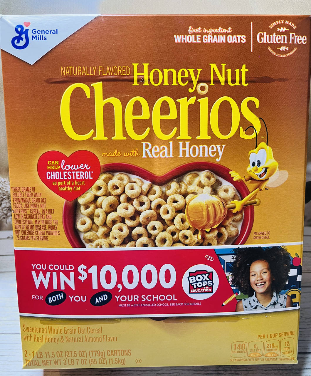 

Сухий сніданок Cheerios Honey Nut вівсяні кільця з медом