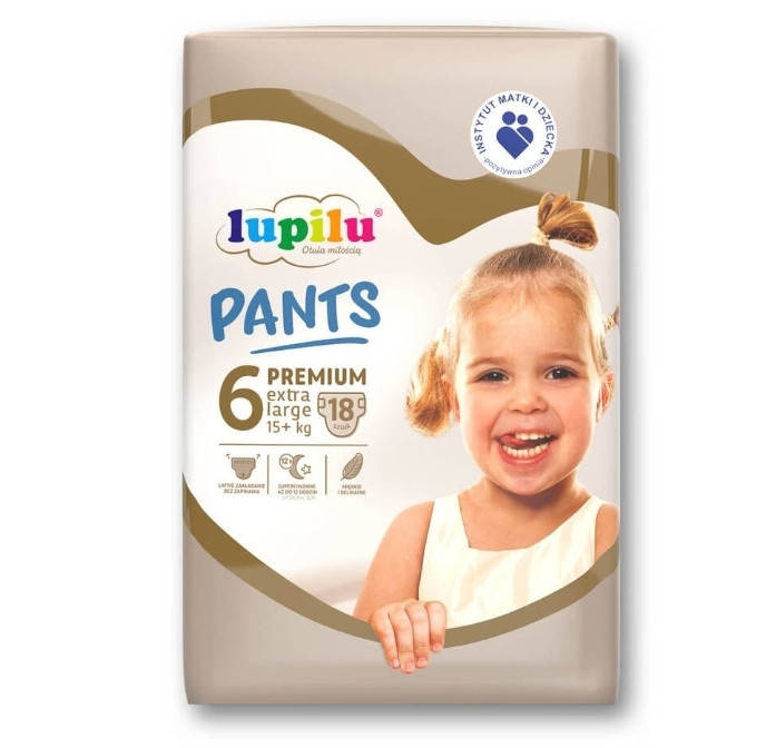 

Трусики Лупилу Lupilu premium 6 (15+ кг) 18 шт