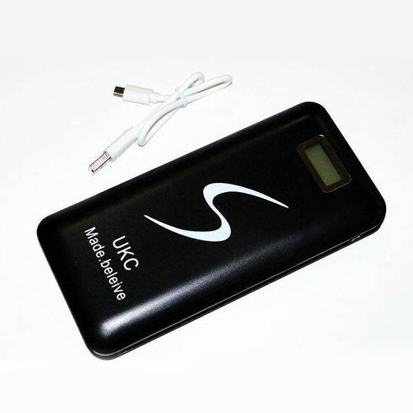 

Power Bank S 30000mAh black 3 USB с LCD дисплеем, Черный