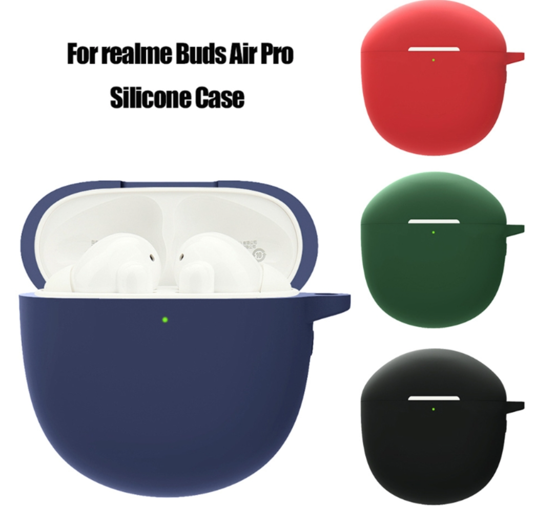 

Силиконовый защитный чехол CASP на кейс Realme Buds Air Pro, Разные цвета