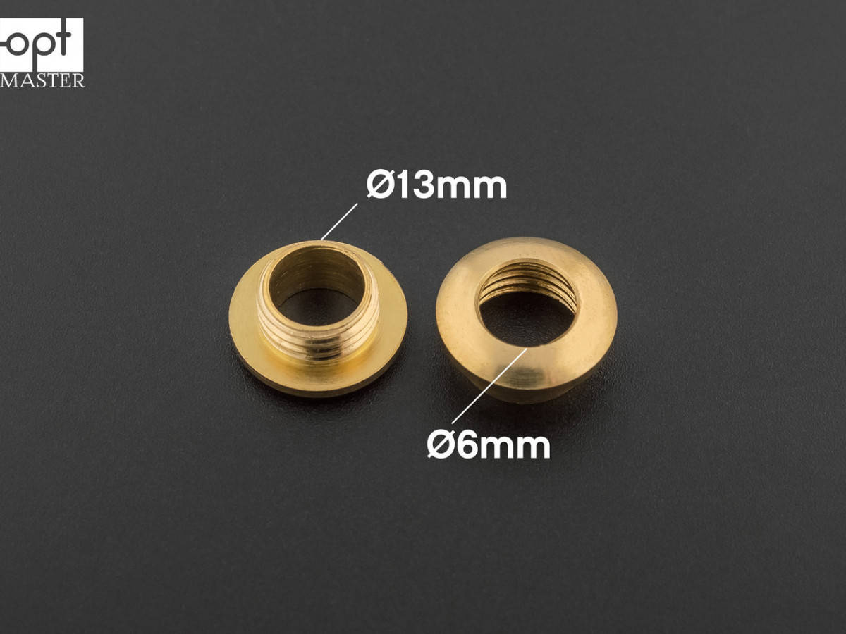 

Люверс латунный 13*6mm, арт. 50-А23