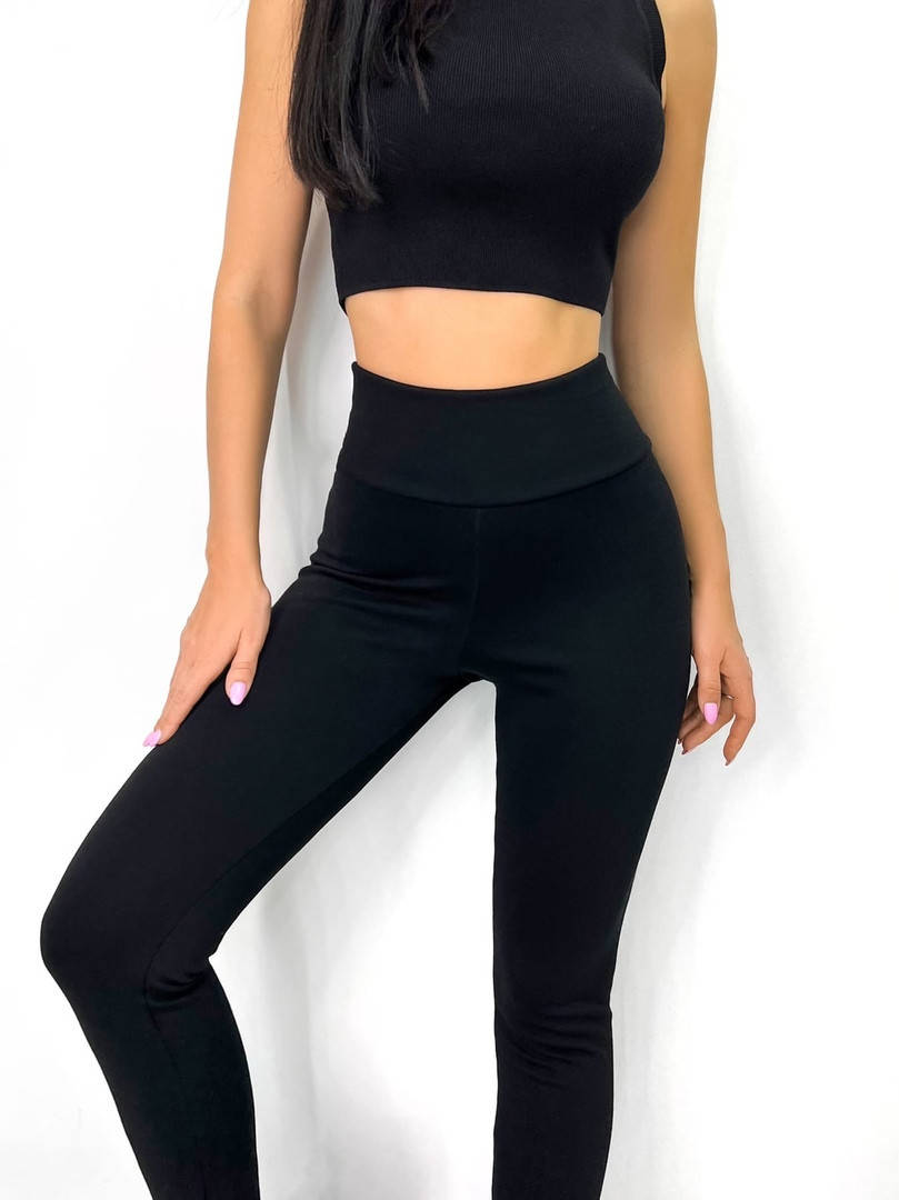 

Женские утепленные лосины, Черный