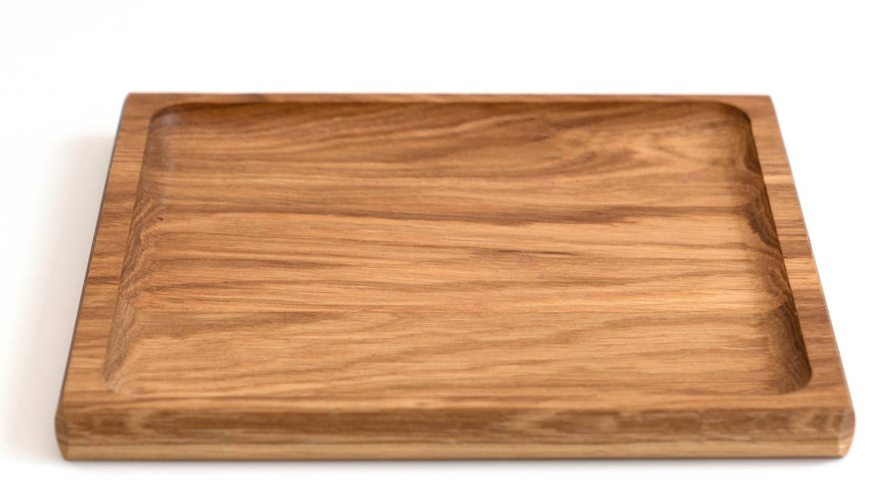 

Доска тарелка для подачи блюд из дуба