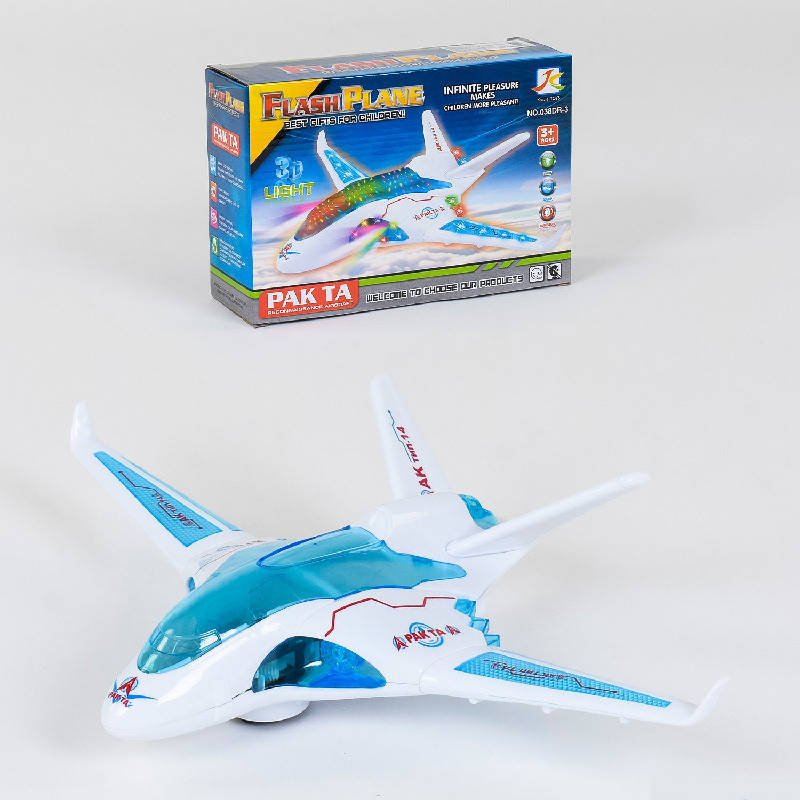 

Игрушечный музыкальный самолет 038 DR-3, звук, свет
