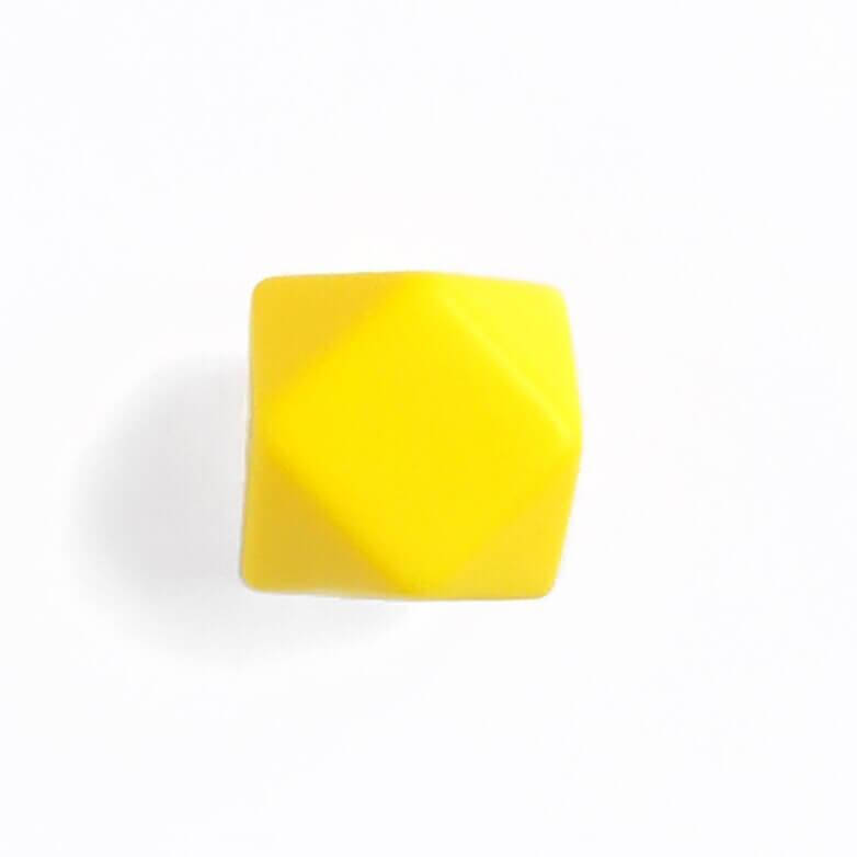 

Гексагон 17мм (желтый), силиконовые бусины