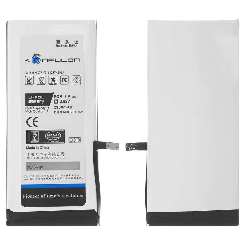

Акумулятор Konfulon для Apple iPhone 7, Li-Polymer, 3,8 В, 1960 мАг, #616-00256