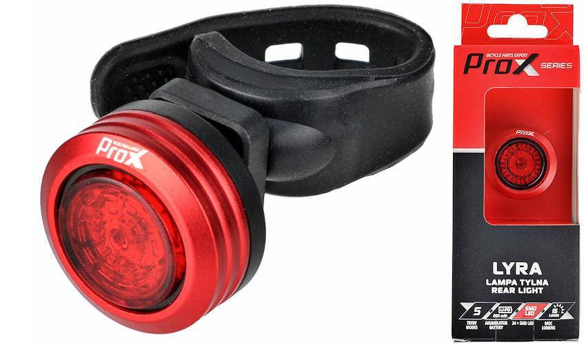 

Мигалка задняя ProX LYRA SMD LED 15LM USB, красная