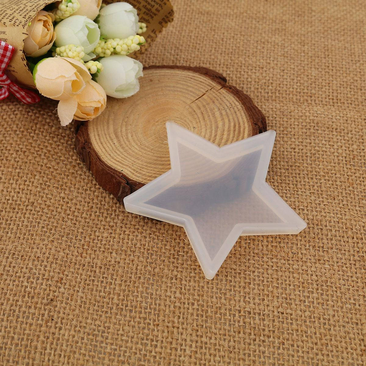 

Форма для эпоксидной смолы Finding Молд звезда Белый Силикон 7 см диаметр