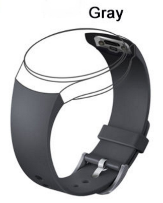 

Силиконовый ремешок Primo для часов Samsung Gear S2 Sports SM-R720 / SM-R730 Grey