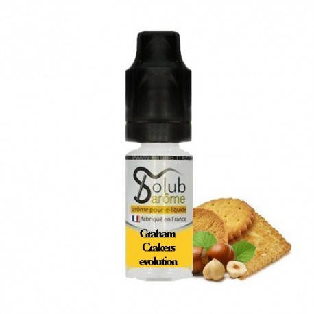 

Ароматизатор Solub "Graham Crakers evolution" со вкусом крекера и фундука 5 мл