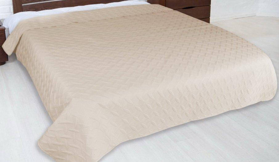 

Покрывало ТЕП. Vintage Beige ромб с овалом-180х240+50*70, Бежевый