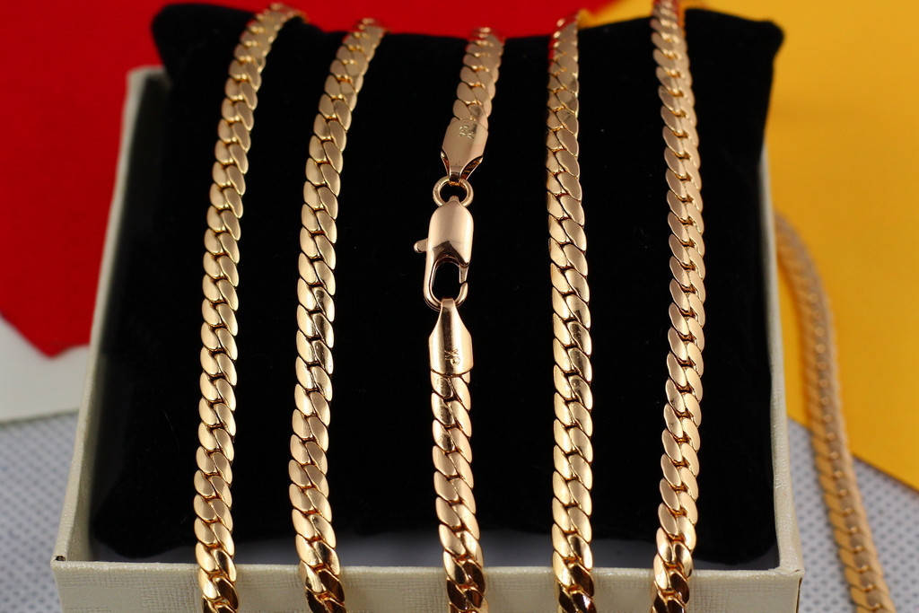 

Цепь Xuping Jewelry снейк 50 см 5 мм золотистая