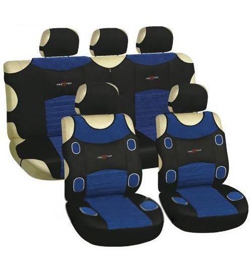 

Майка сидения полный комплект сине-черный велюр Prestige MILEX 7250/3