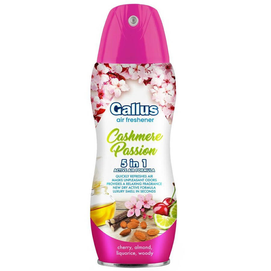 

Освежитель воздуха Gallus 5в1 300 мл Cashmere Passion