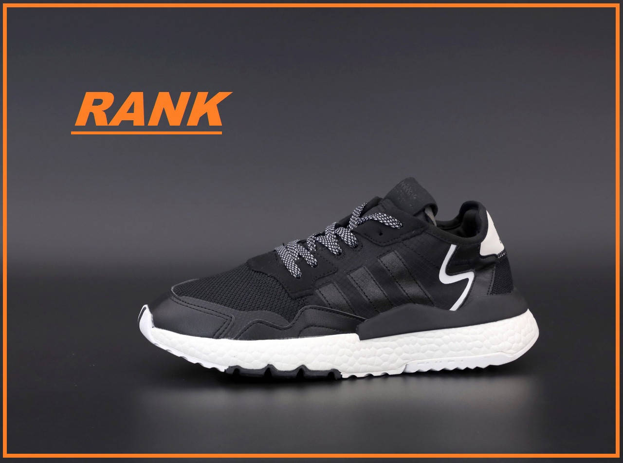 

Кроссовки мужские Adidas Nite Jogger в стиле Адидас Найт Джоггер черные, Черный