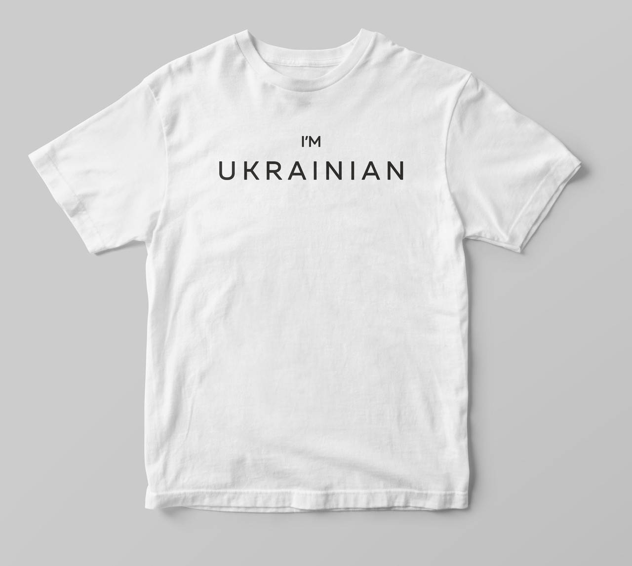 

Патріотична Футболка I'm Ukrainian Белый