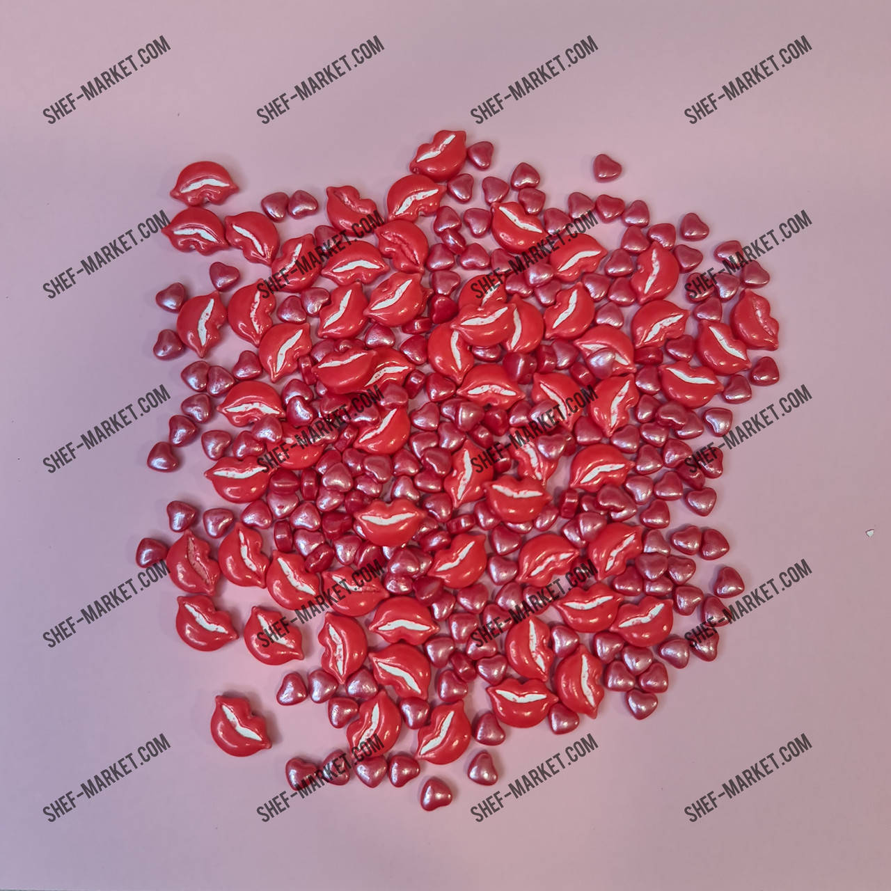 

Сахарная посыпка " Губки + сердечки ", 40 грамм