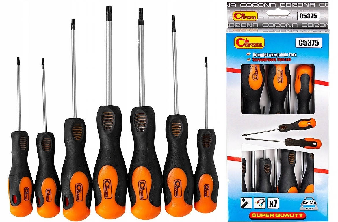 

Набор звездочек Richmann Torx T6-T30 7 эл (C5375)