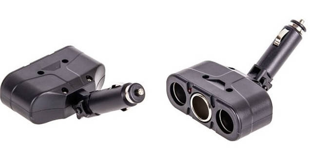 

Разветвитель тройник прикуривателя WF-0660 угол вращ. 90