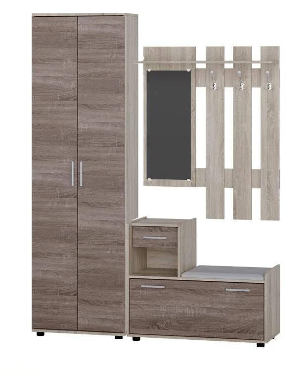 

Прихожая Тандем+ШП-1 (1500х380х2000) ДУБ СОНОМА+ДУБ ТРЮФЕЛЬ